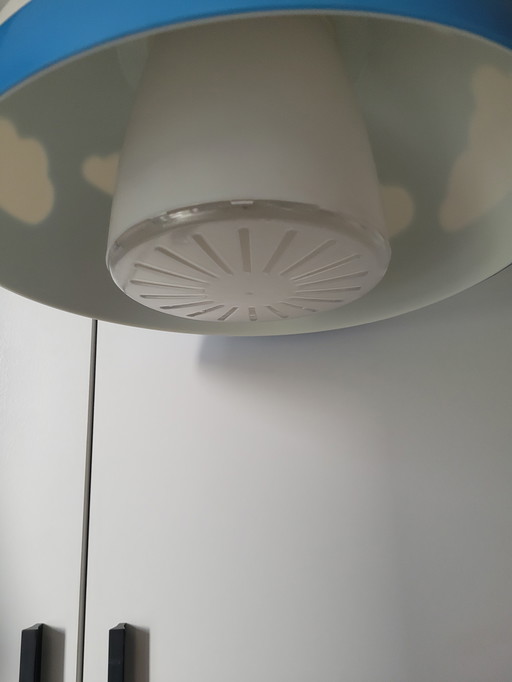Ikea Skojig cloud lamp blue / cloud lamp ceiling lamp blue