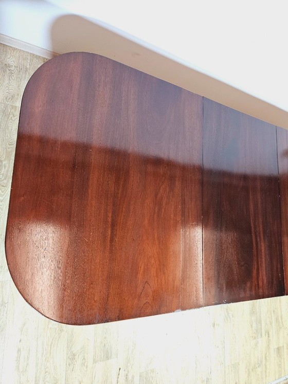 Image 1 of Elegant Georgian Dining Table, 2nd half of the 19th Century - Classic/Walnut