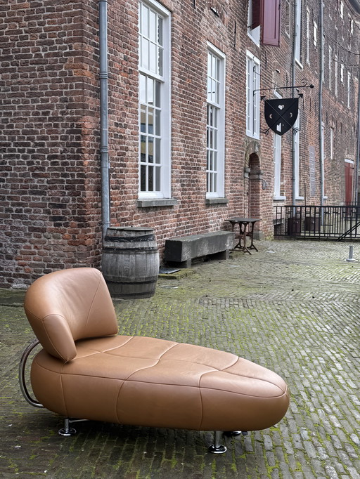 Sillón/chaise longue Leolux Kikko piel Noli