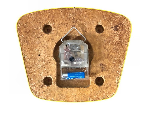 Image 1 of Vintage JAZ Temic wandklok uit 1963 • Ontwerp uit de jaren 60 • Gecertificeerd door ATO • ZELDZAAM