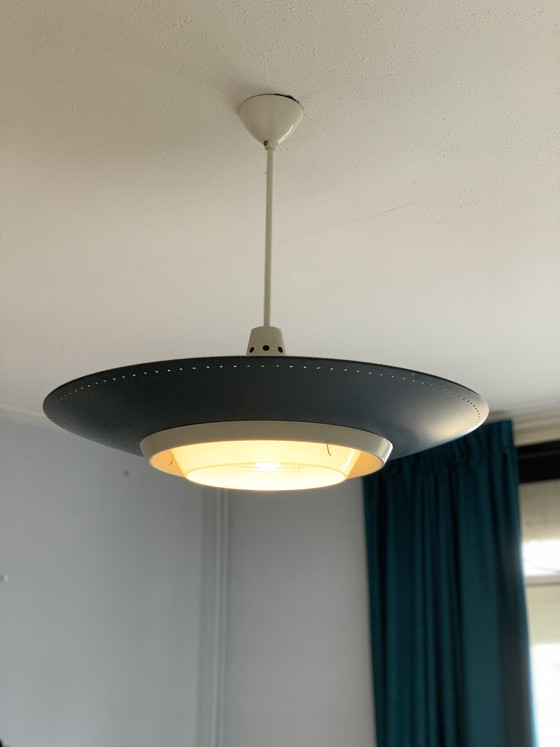 Image 1 of Vintage 1950s UFO pendant lamp for Philips