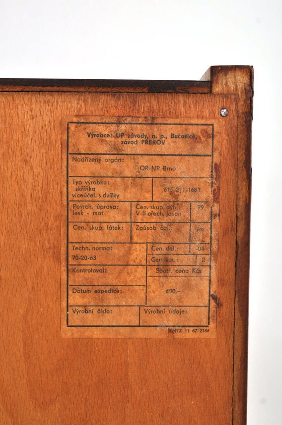 Image 1 of Armadio vintage di metà secolo di Frantisek Mezulanik, anni '60