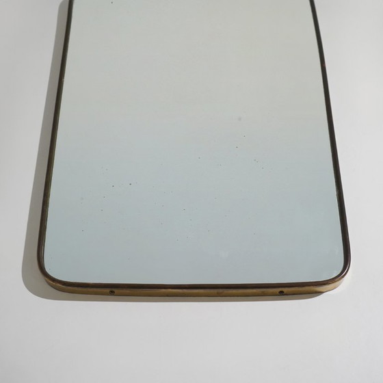 Wandspiegel mit Messingrahmen, 1950er Jahre – Glass (photo 11 of 12)