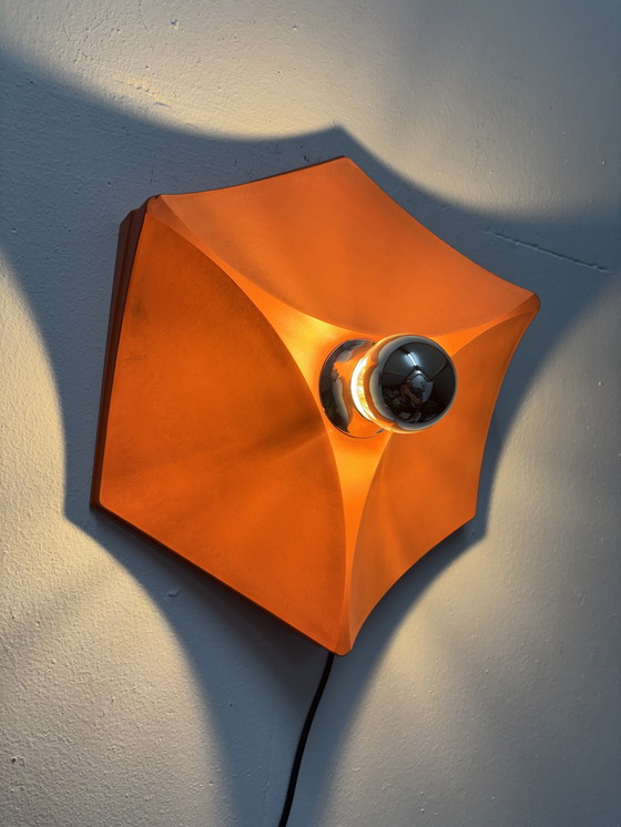 Image 1 of Vintage space age wall lamp, ceiling lamp Hoffmeister Leuchten