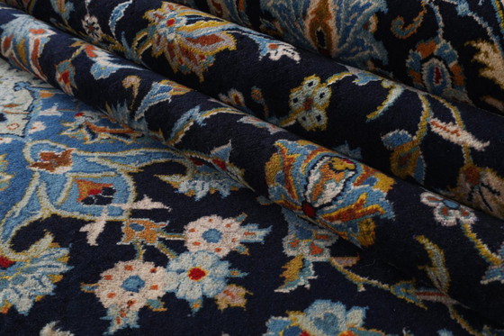 Image 1 of Alfombra persa Kashan, firmada, 4,20 x 3,10 cm, alfombra oriental, fina, nº 24625