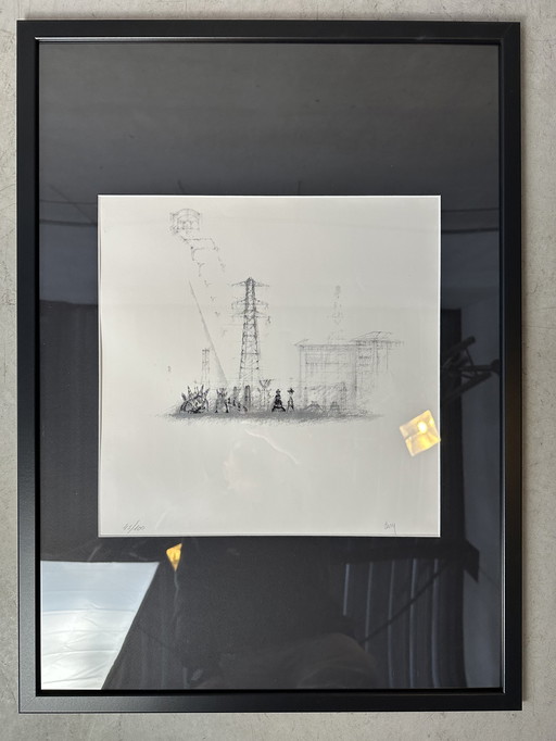 Genummerde zeefdruk - D.E.S.Y. (Norbert Deseyn) - Gesigneerd