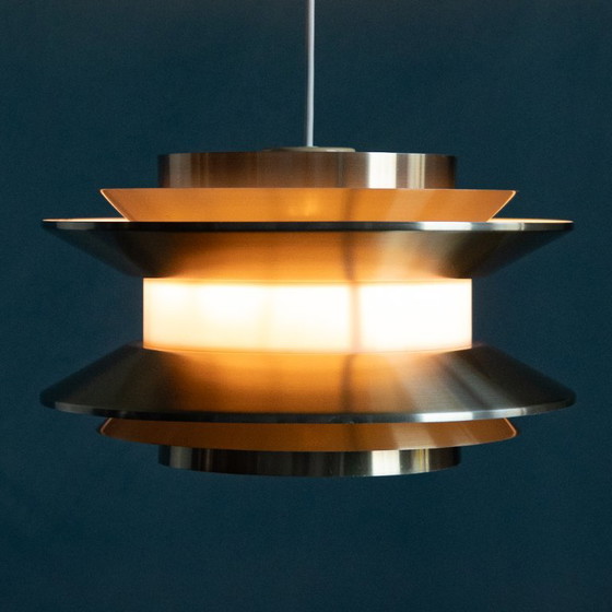 Lampada a sospensione svedese color oro di Carl Thore – Lampade a sospensione, Metal (photo 2 of 11)