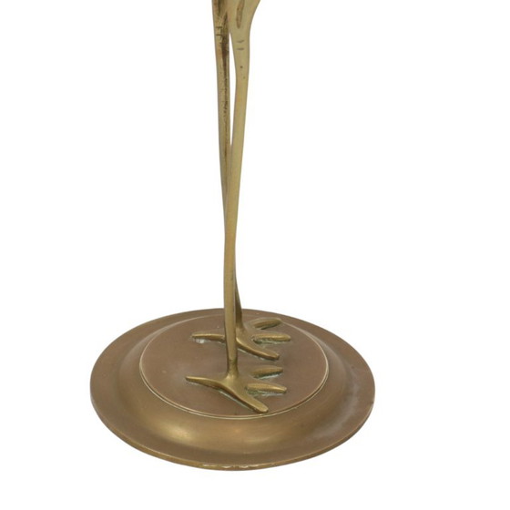Large Brass Crane Bird XL Hollywood Regency Design 61cm – Decorative Objects (photo 8 of 15)