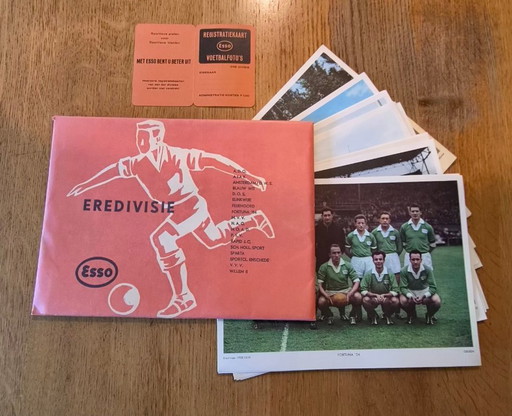 Esso Eredivisie Fußballfotos 1958-1959 komplettes seltenes Set