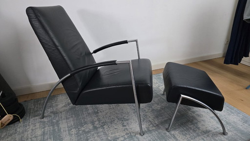 Harvink - de club (fauteuil met hocker)