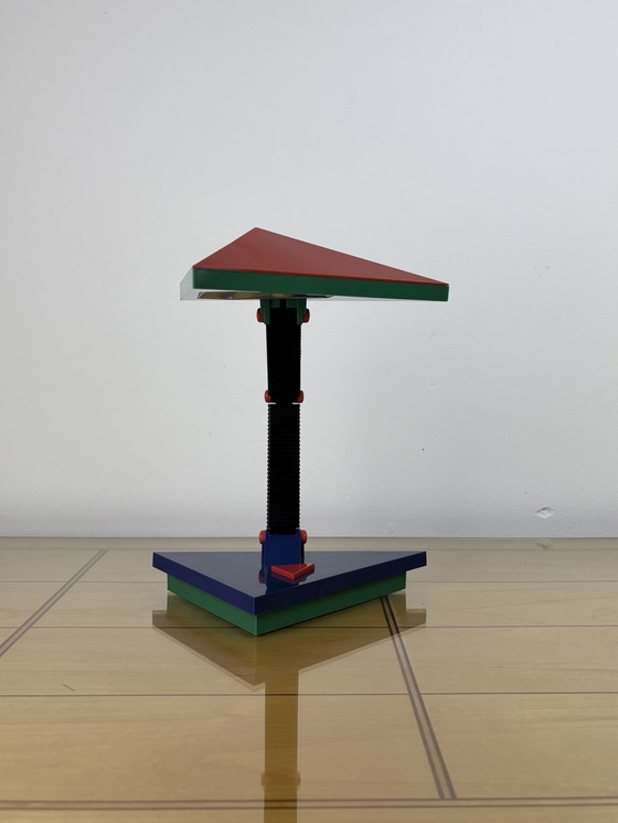 Image 1 of Lampada postmoderna in stile Memphis di Kyoji Tanaka, Giappone anni &#39;80, lampada vintage, lampada da tavolo, Rabbit Tanaka, 