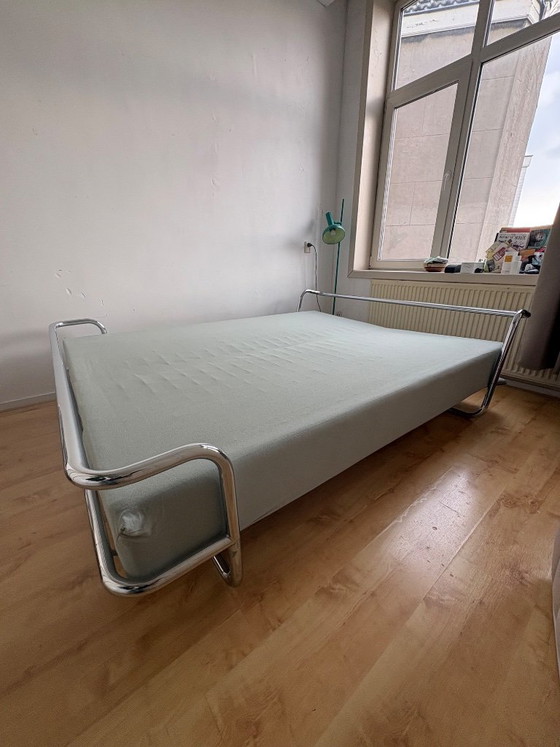 Lit KROMVIK chromé – Ikea, Lits 2 places, Chrome (photo 4 of 7)