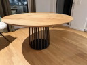 Janua Baskettafel in eikenhout, diameter 140cm