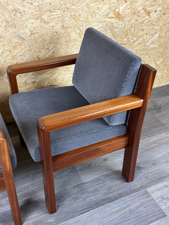 Image 1 of 2x Fauteuil en teck des années 60 et 70 Fauteuil lounge Design danois moderne des années 70
