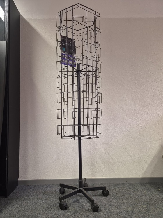 Porte-disques ou porte-cartes postales – Porte-revues, Metal, Plastic (photo 2 of 7)