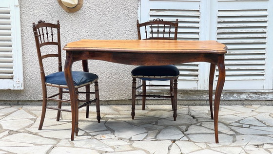 Image 1 of Antique solid wood table