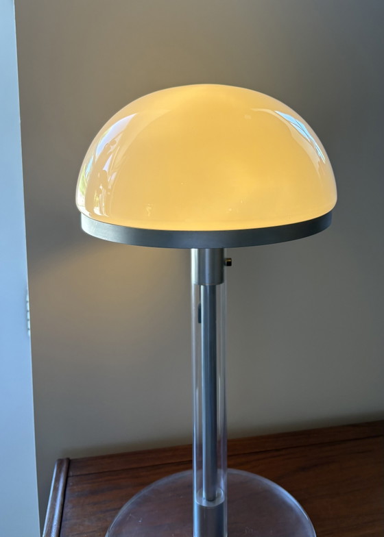 Image 1 of Bauhaus Wagenfeld Tecnolumen Metalarte table lamp 