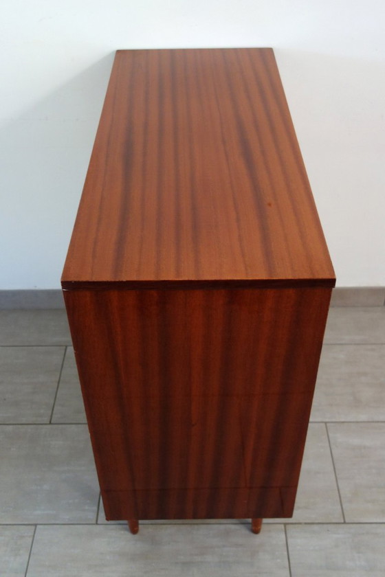 Image 1 of Vintage houten ladekast met 4 lades