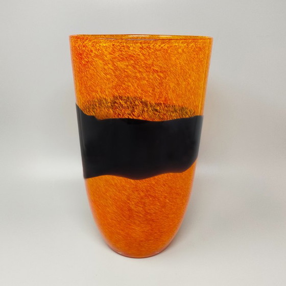 Erstaunliche Vase aus den 1970er Jahren von Ca' dei Vetrai aus Murano-Glas. Hergestellt in Italien (photo 4 of 11)