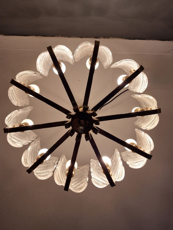 Image 1 of Large Acanthus Chandelier / Pendant Lamp Jbs For Kalmar