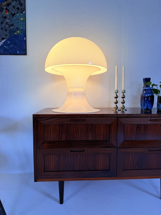 Image 1 of Vintage XL Deense mushroomlamp ‘Formel’, Frimann ‘70