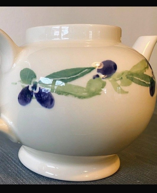 🫒 Rare Olives Emma Bridgewater Teapot 1990 🫒 – Crockery, Ceramic (photo 9 of 9)