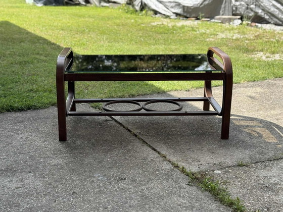 Table basse hongroise vintage de Hajdú, années 1960 – Livres d'art, Bois, Mid Century Modern (photo 7 of 7)