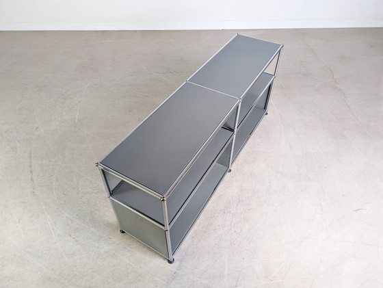 Image 1 of Original USM Haller 2x2 Sideboard Fritz Haller grau TV Board