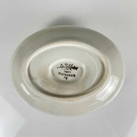 Image 1 of Sarreguemines "Maroussia" gravy boat, early 20th century