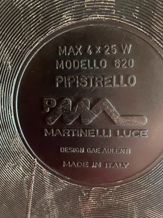 Original Vintage Pipistrello Grande – Martinelli Luce, Floor lights, Plastic, Metal (photo 10 of 10)