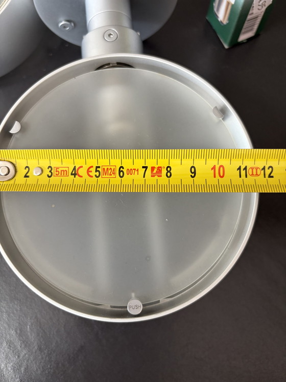 Image 1 of 2 x Occhio Sento Wandleuchte mit mattverchromter Linse und satiniertem Glas (Halogen)