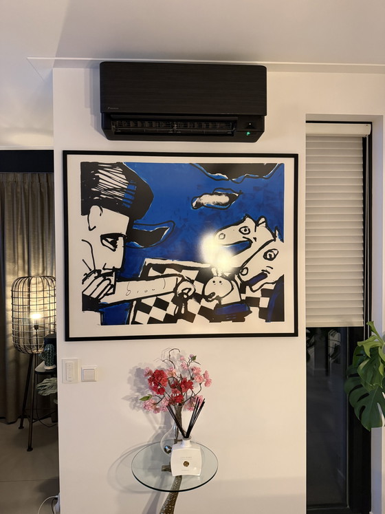 Herman Brood - Color screen print CHESS - Hand-signed – Paintings & Drawings, Paper (photo 3 of 5)