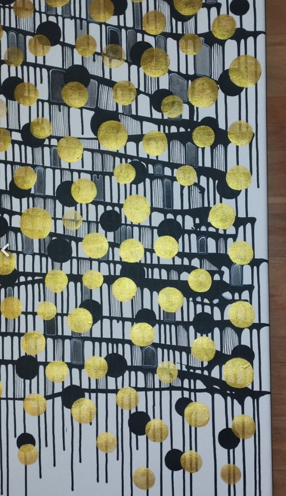 Image 1 of Natia Antadze Abstracte compositie XXL