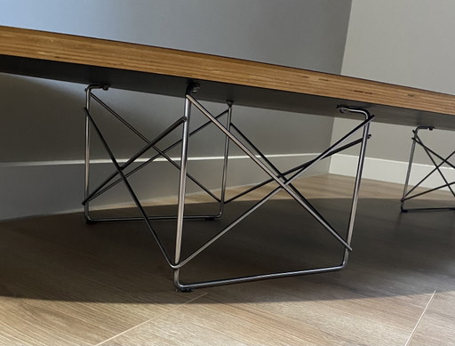 Preciosa mesa de centro ovalada con forma de tabla de surf - 180 cm – salontafels, Wood, Metal (photo 2 of 6)