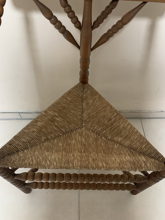 Image 1 of Niederländischer Bobbin-Eckstuhl 