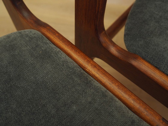 Image 1 of Set di quattro sedie in teak, design danese, anni '70, prodotte in Danimarca.