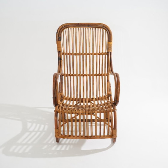 Rattan Sessel, 1950er Jahre (photo 3 of 12)