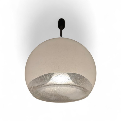 Murano Pulegoso & Lattimo Globe – Ø 40cm Space Age Pendant