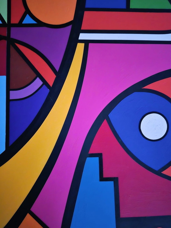 Image 1 of Reflets urbains - Art géométrique - Franklin van Dam