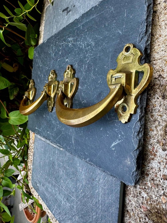 Pair of bronze handles signed L.PINET Art Nouveau – Decorative Objects (photo 8 of 9)