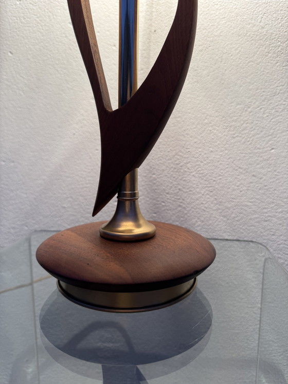 Lampe Style Scandinave Teck Et Liège Années 60 – Wood, Cork, 1960 (photo 6 of 15)