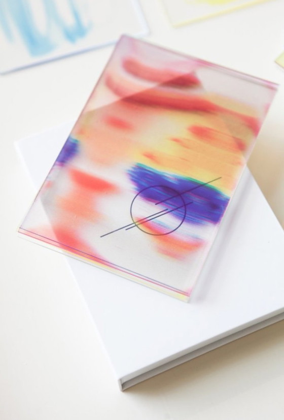 Image 1 of Mini opera d'arte serigrafica multicolore CMYK A6 di Lilxlylilxly