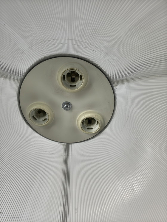 Image 1 of Grote industriële hanglamp met 3 fittingen 