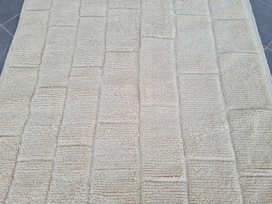 Image 1 of Authentischer, handgefertigter traditioneller Teppich aus reiner Wolle, 2/3 m²