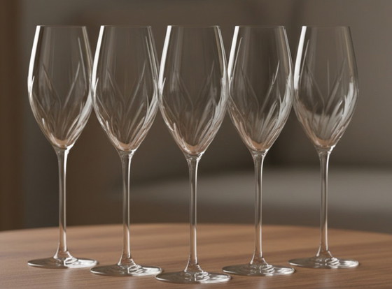 Image 1 of 6x 24cl Cristal d'Arques Paris fluiten