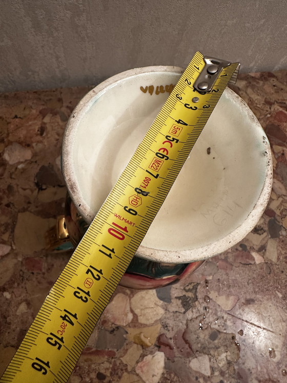 Image 1 of Vintage ceramic amphora vase signed Vallauris - H 24 cm