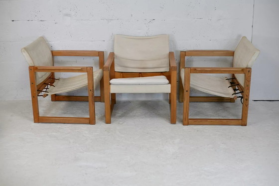 Image 1 of 3x Diana armchairs by Karin Mobring