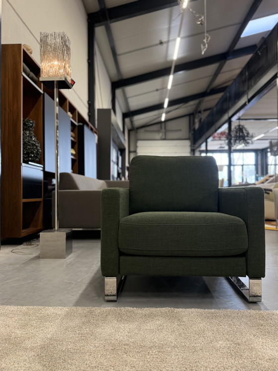 Image 1 of Poltrona Rolf Benz Ego in tessuto verde