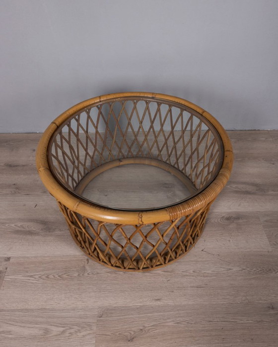 Vintage 1970s Italian Design Bamboo Coffee Table – Side tables (photo 3 of 9)
