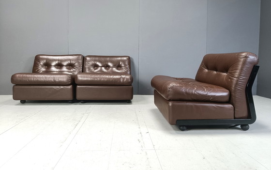 Image 1 of Modell Amanta Modular Sofa von Mario Bellini für B&B Italia, 1970er Jahre - Satz von 3